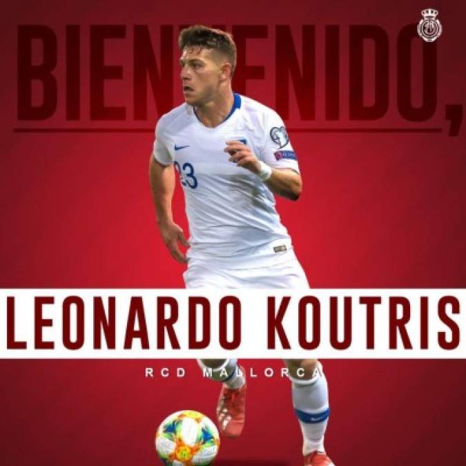 Leonardo Koutris, lateral izquierdo que estaba en el Olympiacos de su país, es nuevo jugador del Mallorca, que está en búsqueda de mejorar su plantilla de cara a la pelea por mantenerse en primera división.