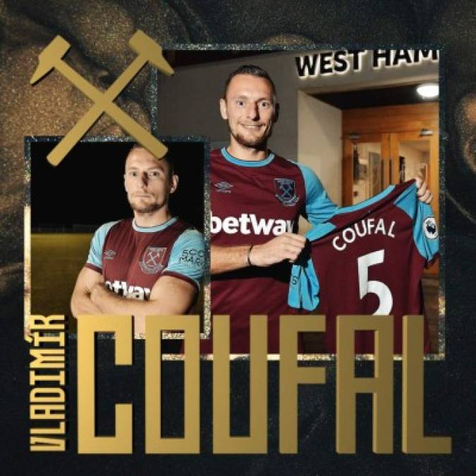 En la Premier League se sigue moviendo el mercado de pases. Vladimir Coufal se ha convertido en nuevo jugador del West Ham, equipo al que llega procedente del Slavia de Praga. El lateral derecho checo ha firmado hasta 2023 con opción a dos temporadas más.