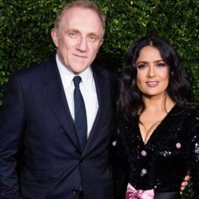 Salma Hayek está casada con el multimillonario empresario francés, François-Henri Pinault.