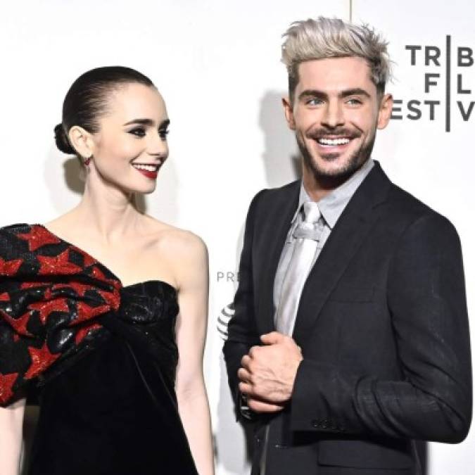 Zac Efron también ha sido vinculado sentimentalmente con la bella actriz inglesa Lilly Collins.