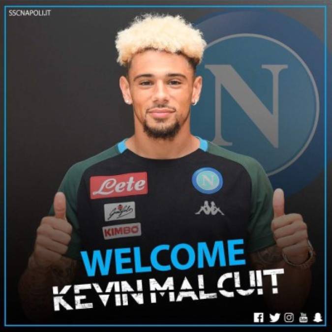 El Nápoles de Italia ha fichado al lateral diestro francés Kévin Malcuit (27) por 12.000.000 € y estará hasta junio de 2022.<br/><br/>Malcuit llega al equipo italiano procedente del Lille de Francia.