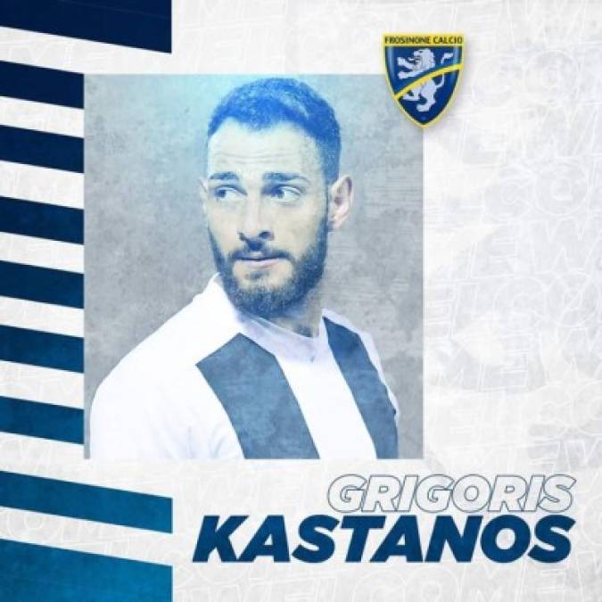El centrocampista chipriota Grigoris Kastanos, cedido en el último curso por la Juventus al Pescara, vuelve a abandonar temporalmente el club turinés para jugar a préstamo en el Frosinone.