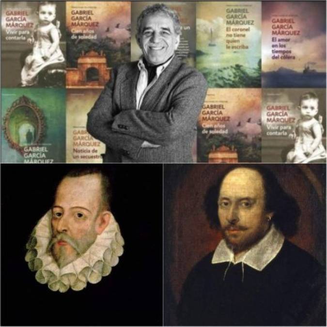 Cervantes y Shakespeare son dos grandes referentes de la literatura universal en cada una de sus lenguas: el español y el ingles. Y García Márquez uno de los mayores exponentes de la literatura latinoamericana.
