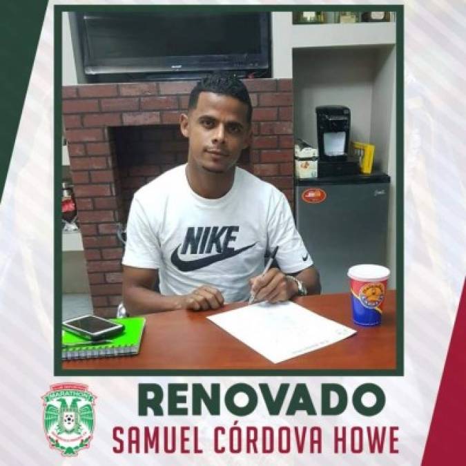 Samuel Córdova es otro de los jugadores que han sido renovados por el Marathón.