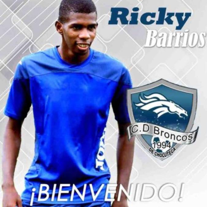Ricky Barrios: El ex jugador del Motagua ha sido anunciado como nuevo fichaje del Broncos de Choluteca.