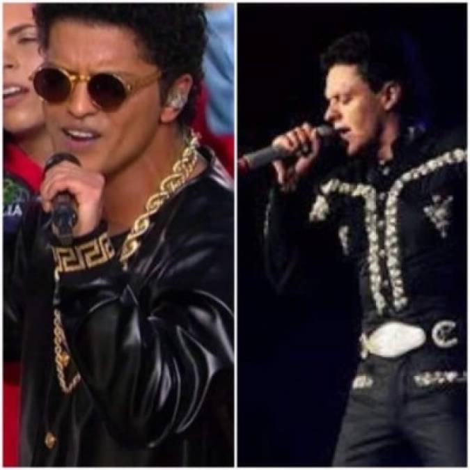Bruno Mars comparado con Pedro Fernández.