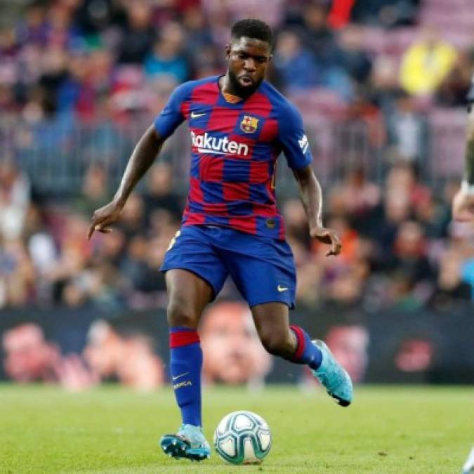 Samuel Umtiti: El defensor francés aparece en la lista de los que posiblemente deje al Barcelona.