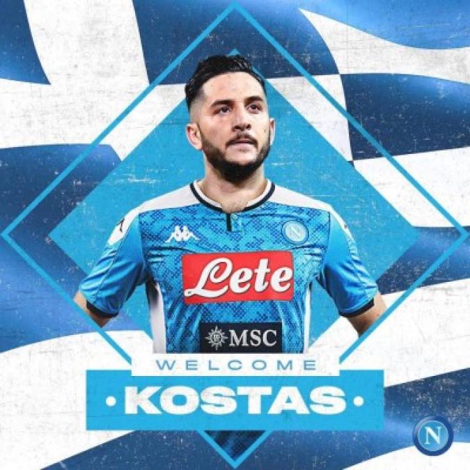 El Napoli ha fichado al central griego Konstantinos Manolas por 36.000.000 €. Firma hasta junio de 2024 y llega procedente de la Roma.