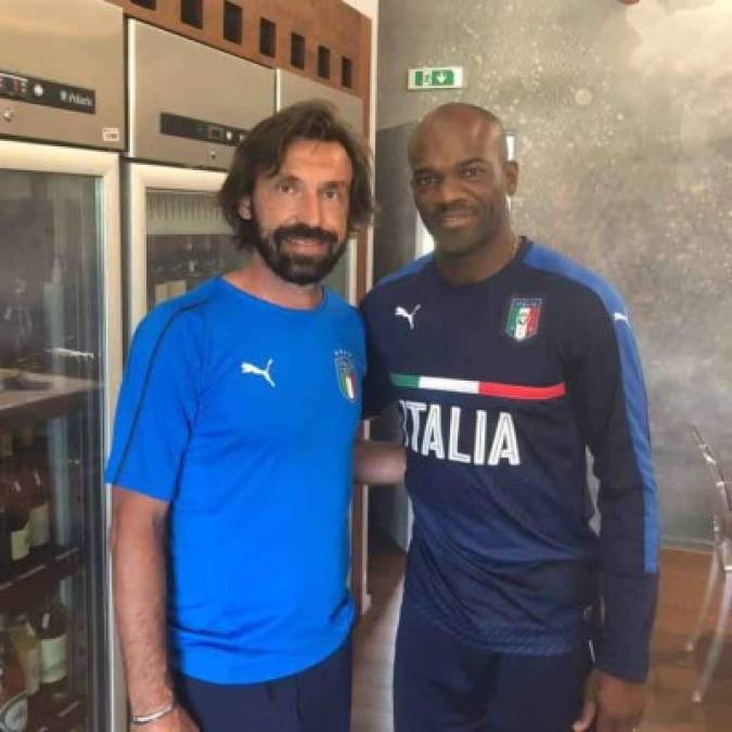 David Suazo se graduó este año como entrenador UEFA Pro y se encontró en los cursos con el italiano Andrea Pirlo.