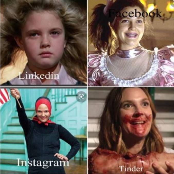 Drew Barrymore superó los 300 mil likes en cuestión de horas de haber subido sus fotos.