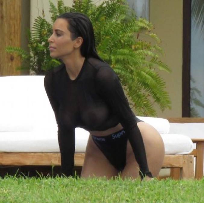 Kim Kardashian está acostumbrada a ser perseguida por los lentes de los paparazzi.