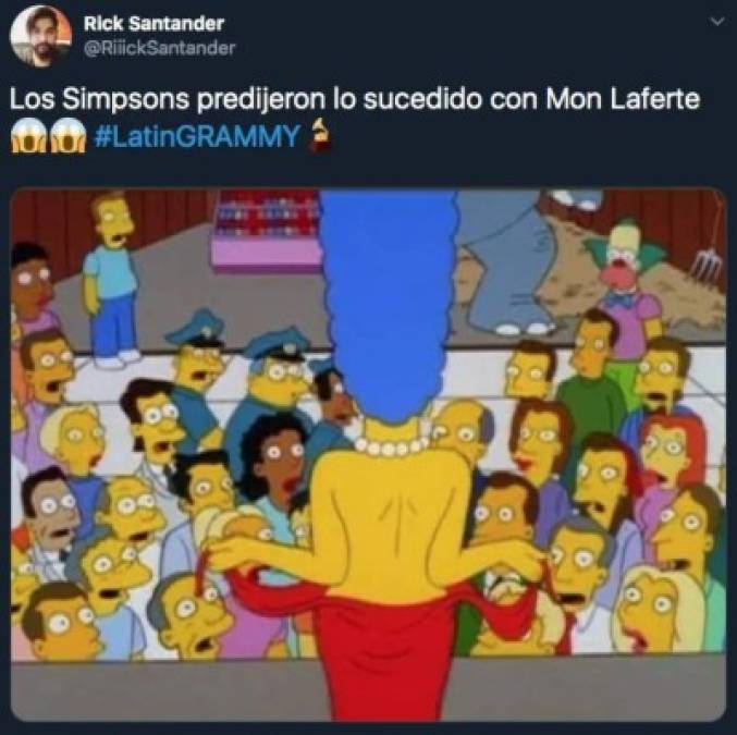 ¿Los Simpson lo volvieron a hacer?, Mon Laferte provocó todo tipo de reacciones cuando decidió mostrar su torso desnudo en protesta por la violencia en Chile.