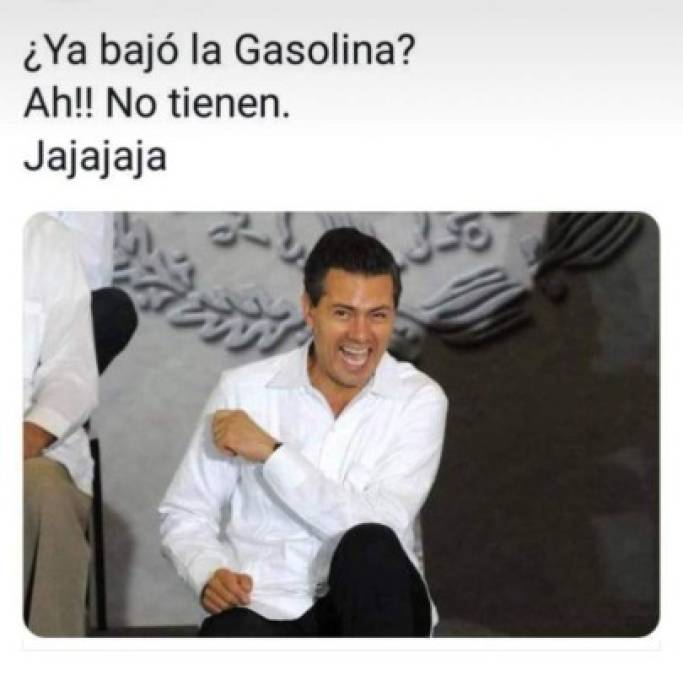 Otros usuarios prefieren el 'gasolinazo' (aumento de los combustibles) de Peña Nieto a la escasez de Obrador.