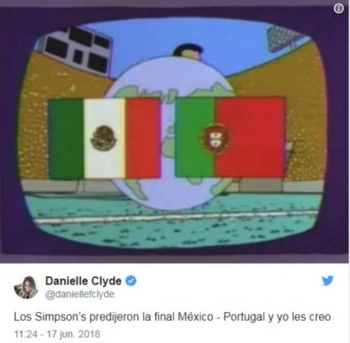 Y los mexicanos más optimistas creen que esta predicción de los Simpson se hará realidad en Rusia 2018.