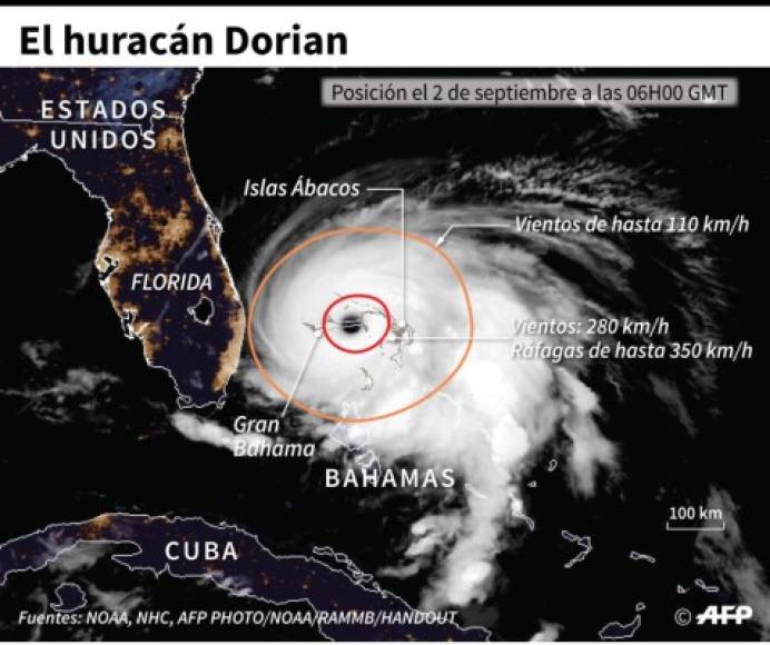 El NHC dijo que la tormenta pasará 'peligrosamente cerca' de la costa de Florida en la noche de este lunes y la madrugada del martes. 'Esperamos que buena parte de la costa este reciba el impacto o parte del impacto de forma muy, muy severa', dijo el presidente Donald Trump.