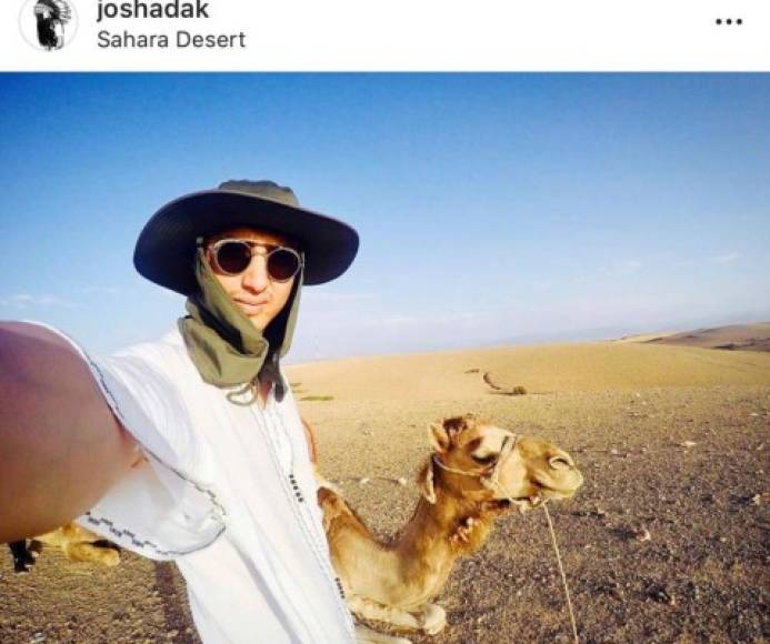 Sin embargo, en imágenes como estas se puede confirmar que se trata de Adoraim Joshadak. Él en un viaje por el desierto de Sahará.