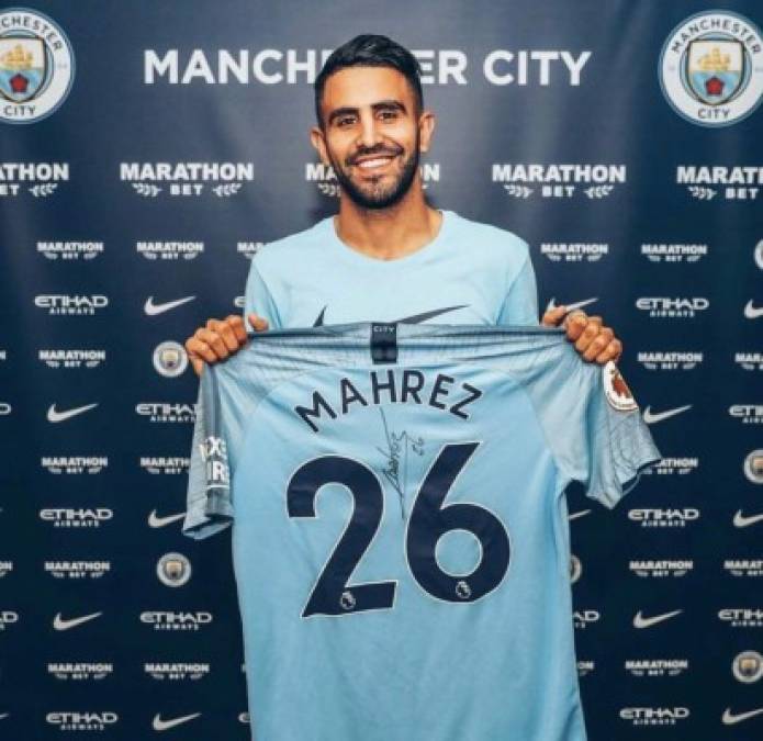 Tras dos mercados cerca de su fichaje, el Manchester City se adelantó a Arsenal y Chelsea y cerró a Riyad Mahrez por una cifra millonaria, la que supone la venta más cara del Leicester. El argelino, tras dos años en el Leicester, abastecerá al técnico Pep Guardiola de más calidad y registros, si cabe, para su ya de por sí multidisciplinar ataque gracias a su conducción, asociación y capacidad de desequilibrio. Otro salto de calidad para el campeón de la Premier. 13 goles y 13 asistencias para el que fuera, hace un año, mejor jugador de la Premier.