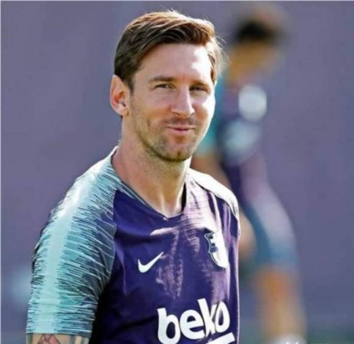Messi subió esta imagen a su storie de Instagram. ¿Le traerá suerte el nuevo 'look'?