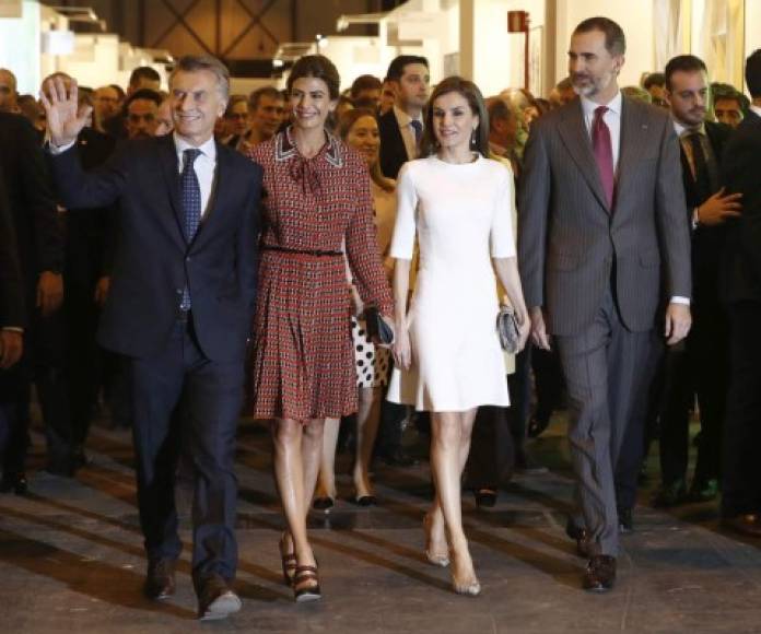 Los reyes Felipe y Letizia invitaron a Macri y Juliana a la inauguración de la Feria ARCO.