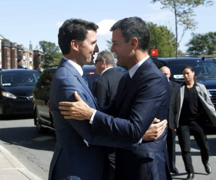 Trudeau y Sánchez, que ya se habían dedicado mutuos elogios antes de conocerse, sostuvieron una reunión para sellar una alianza progresista frente a los retos globales que enfrentan ambos países.