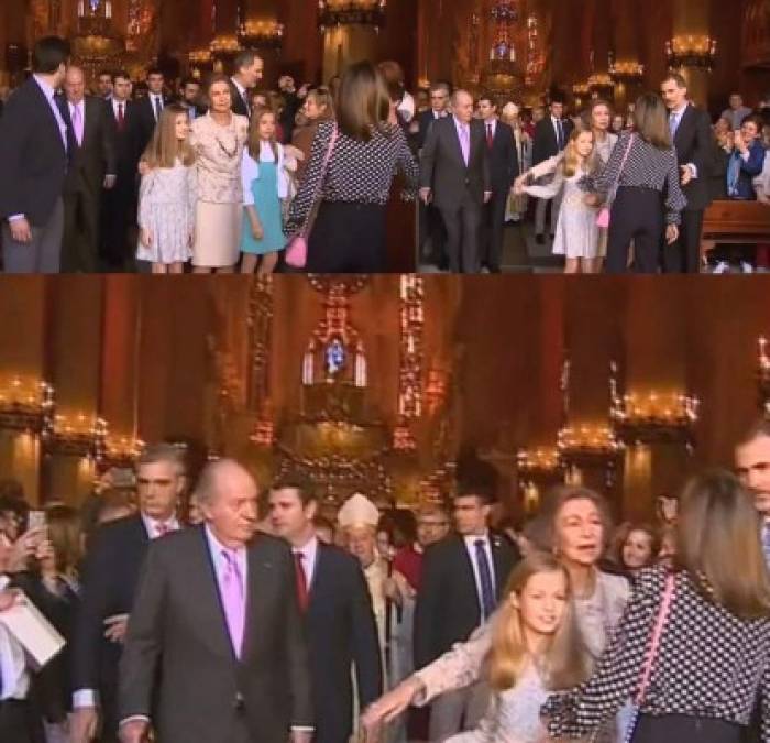 Hay que recordar que fue durante las mismas celebraciones hace un año que la reina Letizia le hizo el feo a su suegra evitando a toda costa que esta se tomara una foto con una de sus nietas.<br/><br/>