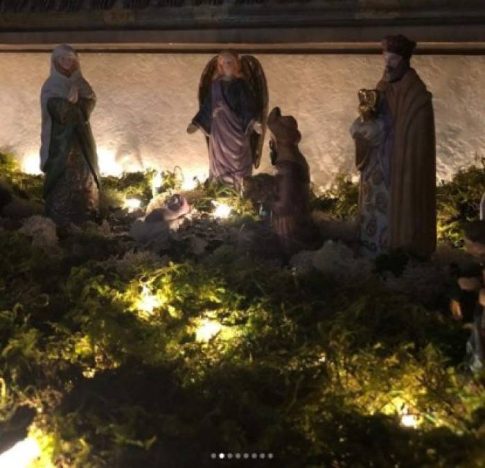 'Llegó la Navidad a mi casa. Bendiciones para ti y tu familia en esta linda época del año. #amor #paz #familia #fe #Jesus', escribió la catracha.