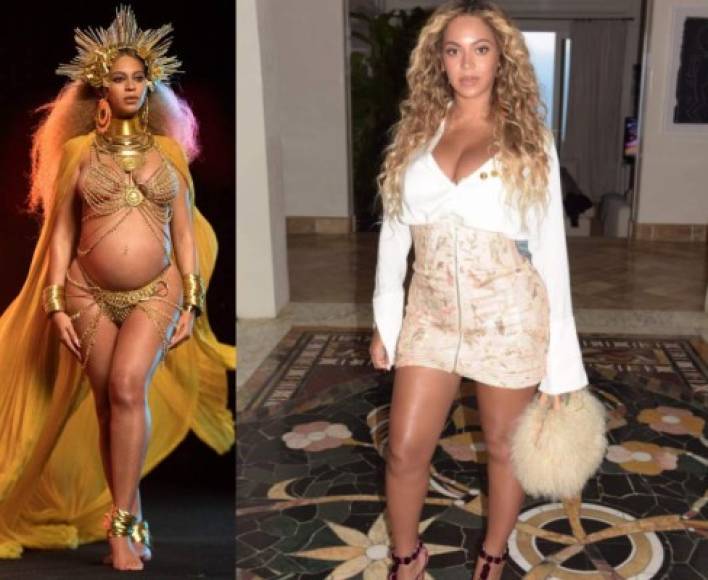 Beyoncé también estremeció a sus seguidores con esta foto que apareció en sus redes justo al mes de que diera a luz a sus dos bellos mellizos: Sir y Rumi Carter.<br/>