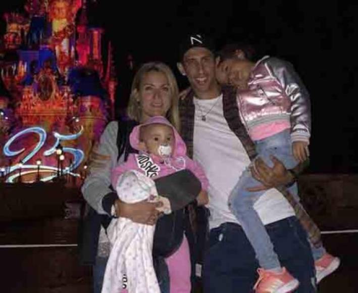 Ángel Di María: El jugador argentino pasó el fin de semana junto a su familia.