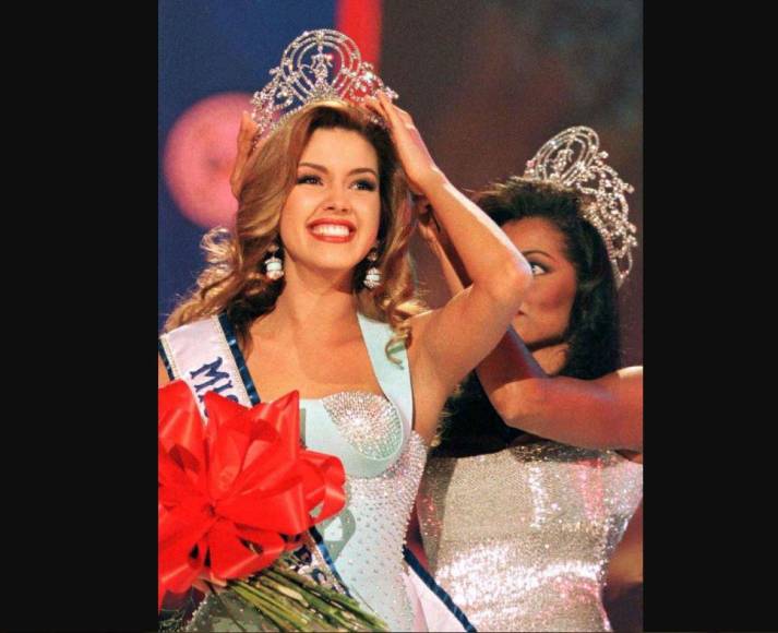 Alicia Machado fue ganadora de la corona de Miss Universo en 1996. 
