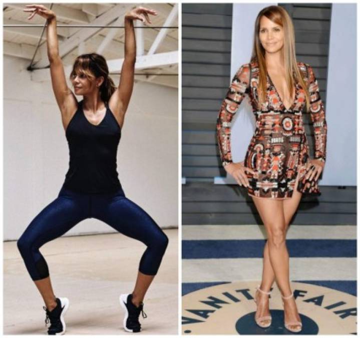 Halle Berry <br/>52 años<br/><br/>La oscarizada actriz mantiene un cuerpo de impacto gracias a un régimen que incluye mucho ejercicio. Actualmente el entrenador Peter Lee Thomas es el responsable de mantener a la intérprete con una figura envidiable.