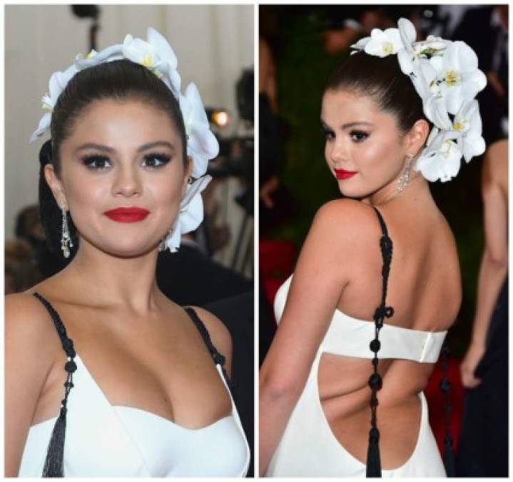 En la gala de los Met Selena Gómez impactó con este look. Aunque no faltaron los críticos por su aumento de peso.