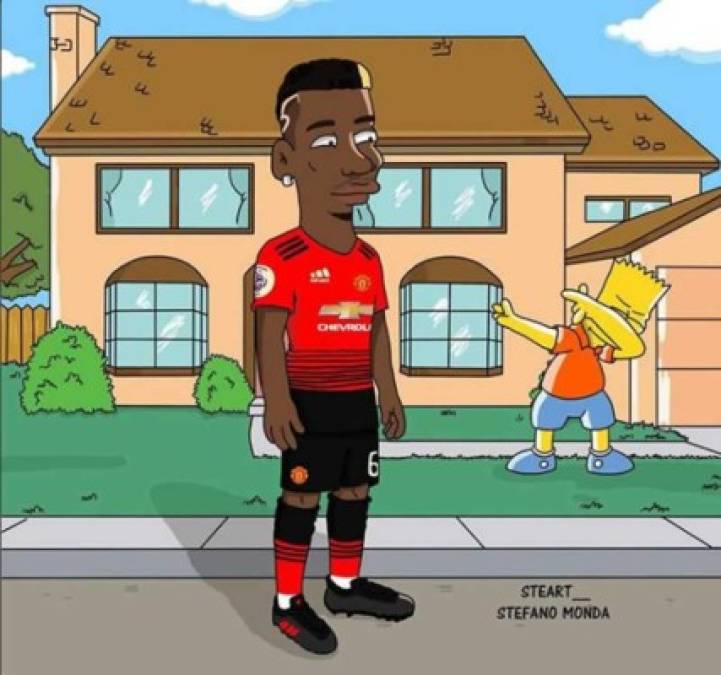 Paul Pogba, mediocampista francés del Manchester United.