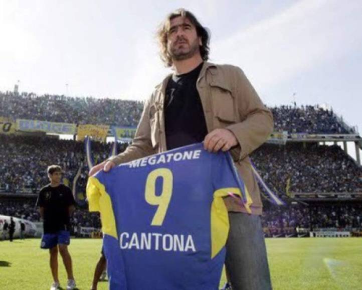 Eric Cantona, exfutbolista francés, es fanático de Boca Juniors.