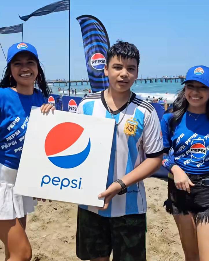 Aguazul, Gatorade y Pepsi llevan alegría a varios miles de veraneantes que visitan las playas