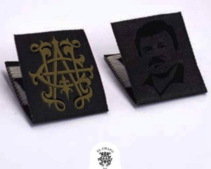 Las carteras de la marca 'El Chapo 701'.