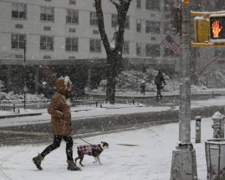 De acuerdo con el Servicio Nacional de Meteorología (NWS, por sus siglas en inglés) la temperatura máxima prevista para hoy es de 1° centígrado y la mínima rondará los -2°.