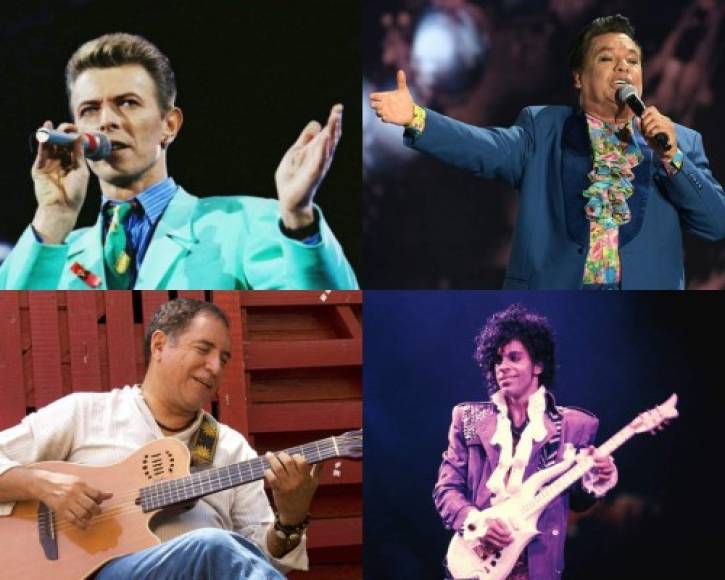 David Bowie, Juan Gabriel, Guillermo Anderson y Prince, hacemos un repaso de los artistas que han muerto y traspasado fronteras.