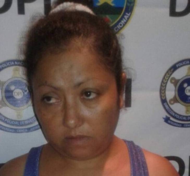 Doris Eleticia Alvarado Blanco fue detenida en Choluteca por posesión y tráfico de drogas.