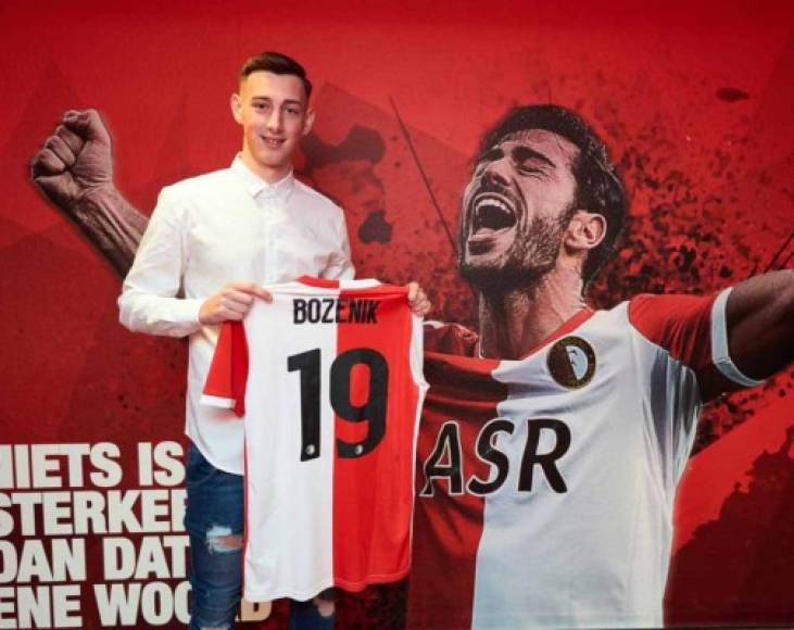 El Feyenoord ha fichado al delantero eslovaco Robert Bozenik por 5.000.000 €. Firma hasta junio de 2024.