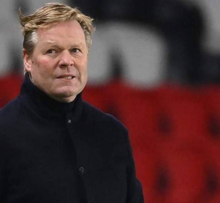 El holandés Ronald Koeman seguirá en el banquillo del Barcelona. El estratega ha aceptado convertir parte del sueldo en variables. Además, el acuerdo prevé otro año más de vínculo opcional en función de objetivos cumplidos. Foto AFP.