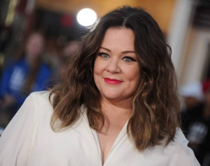 La actriz y comediante Melissa McCarthy se ubica en el cuarto lugar del top 10 con 25 millones.