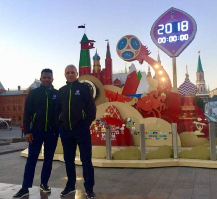 Carlos Pavón estuvo en el Mundial de Rusia como comentarista deportivo de la cadena Univision.