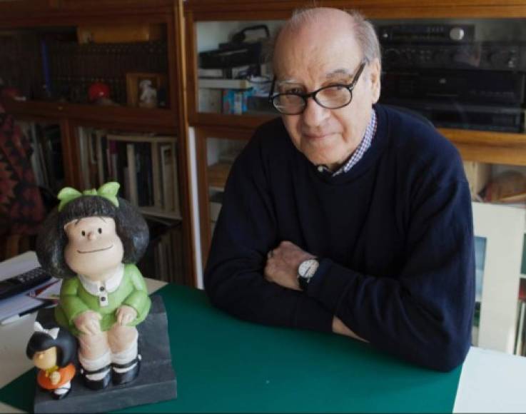 'Mi mujer ha sido la clave para que Mafalda sea conocida', había dicho al dedicarle a Alicia el premio Príncipe de Asturias en 2014.