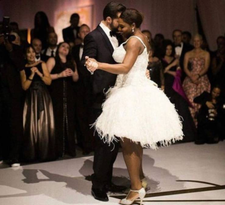 Serena Williams celebró su boda en Nueva Orleans.