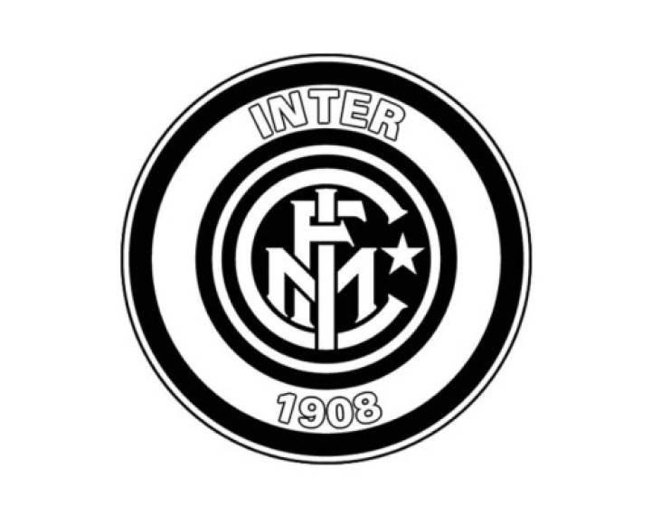 El primer escudo del Inter de Milán, fundado el 9 de marzo de 1908.