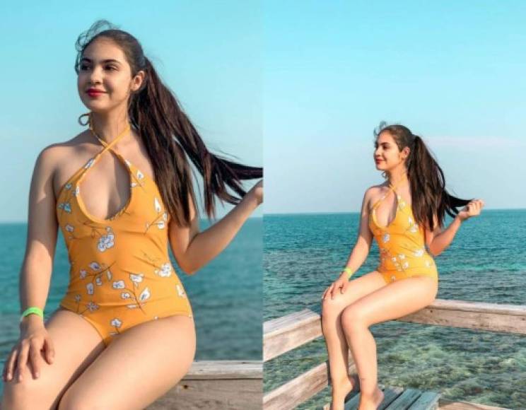 Ileana Bográn, la joven influencer también disfruta del verano.