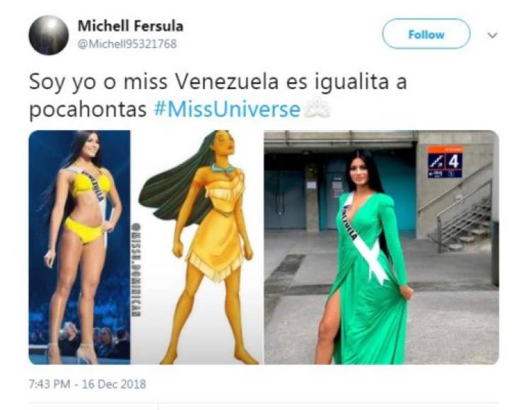 Algunos se mostraron inconformes con la selección de Mis Universo 2018, al dejar a Miss Venezuela 2017 Sthefany Gutiérrez como segunda finalistas.