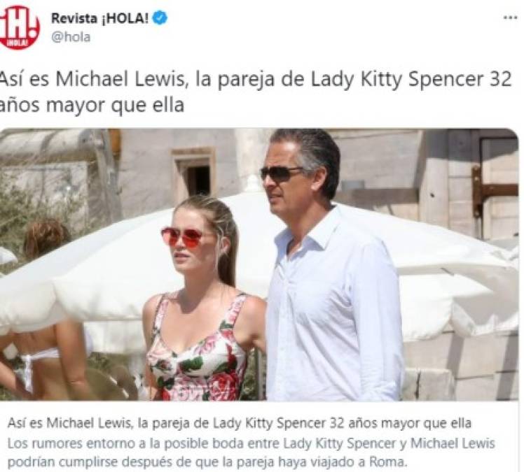 El magnate sudafricano es cinco años mayor que Charles Spencer, padre de Kitty y hermano de la fallecida princesa Diana.