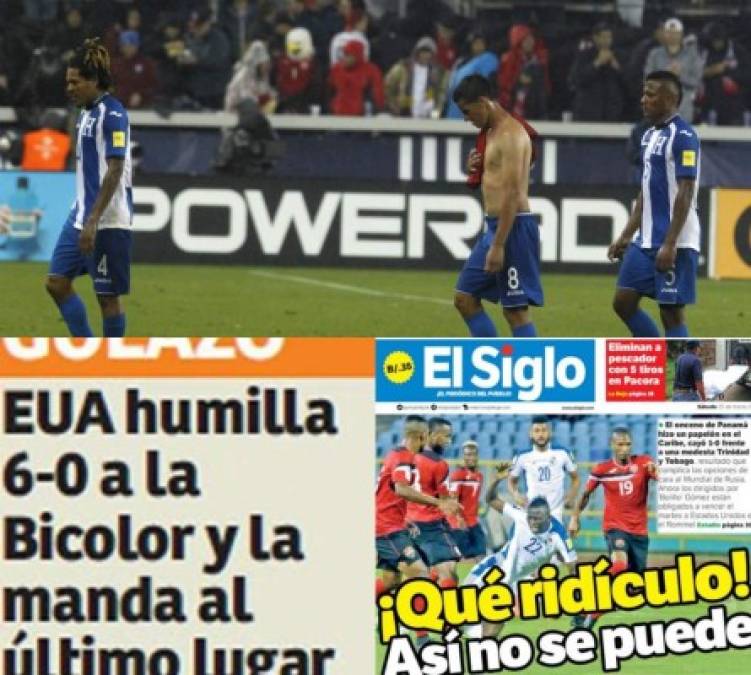 La goleada recibida por Honduras de 6-0 a manos de Estados Unidos ha generado diversos comentarios a nivel mundial.