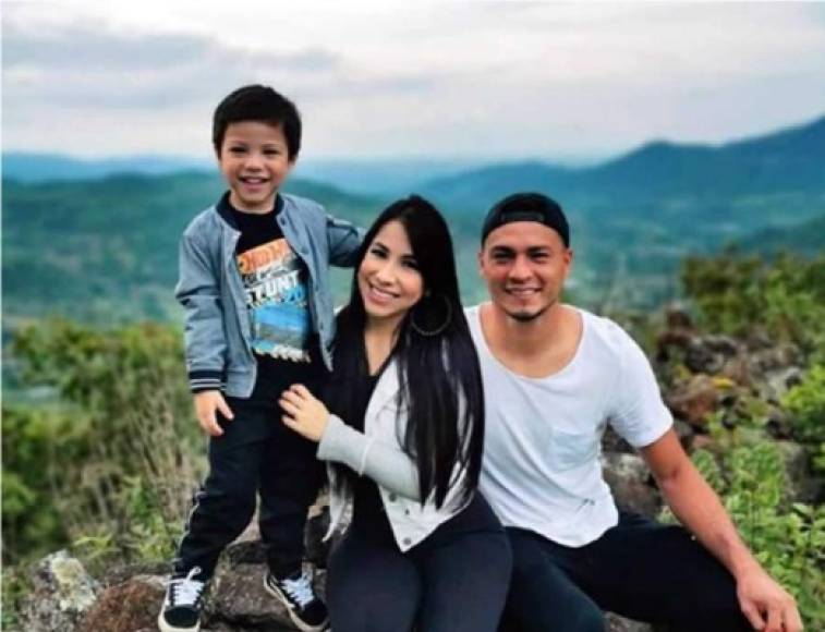 Maybey Ramírez es la esposa del portero Marlon Licona, del Motagua, y madre de un niño.